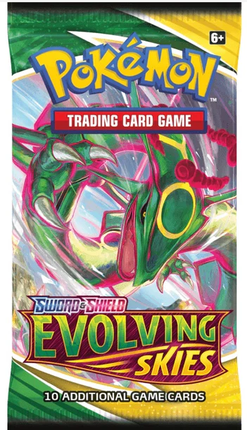 Pokemon TCG: Evolving Skies Half Booster Box (18 Packs)