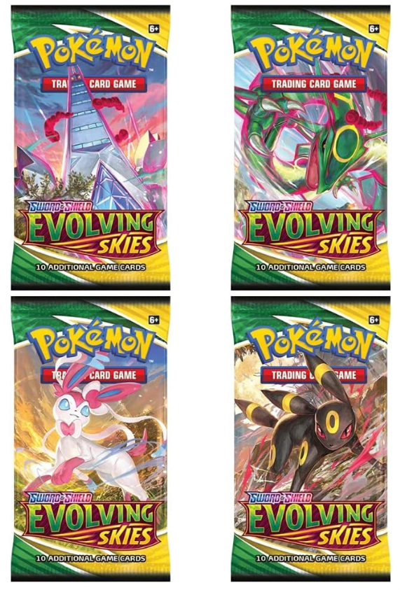 Pokemon TCG: Evolving Skies Half Booster Box (18 Packs)