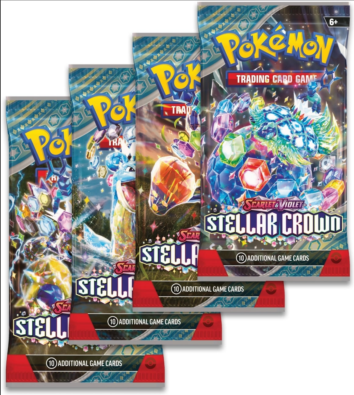 Pokemon TCG: Stellar Crown - Half Booster Box (18 Packs)