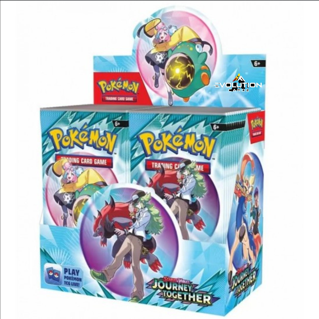 Pokémon TCG - Journey Together SV09 Booster Box (36 Packs) - SEALED CASE OF 6