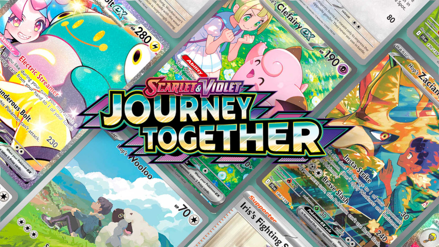 Pokémon TCG - Journey Together SV09 Booster Box (36 Packs) - SEALED CASE OF 6