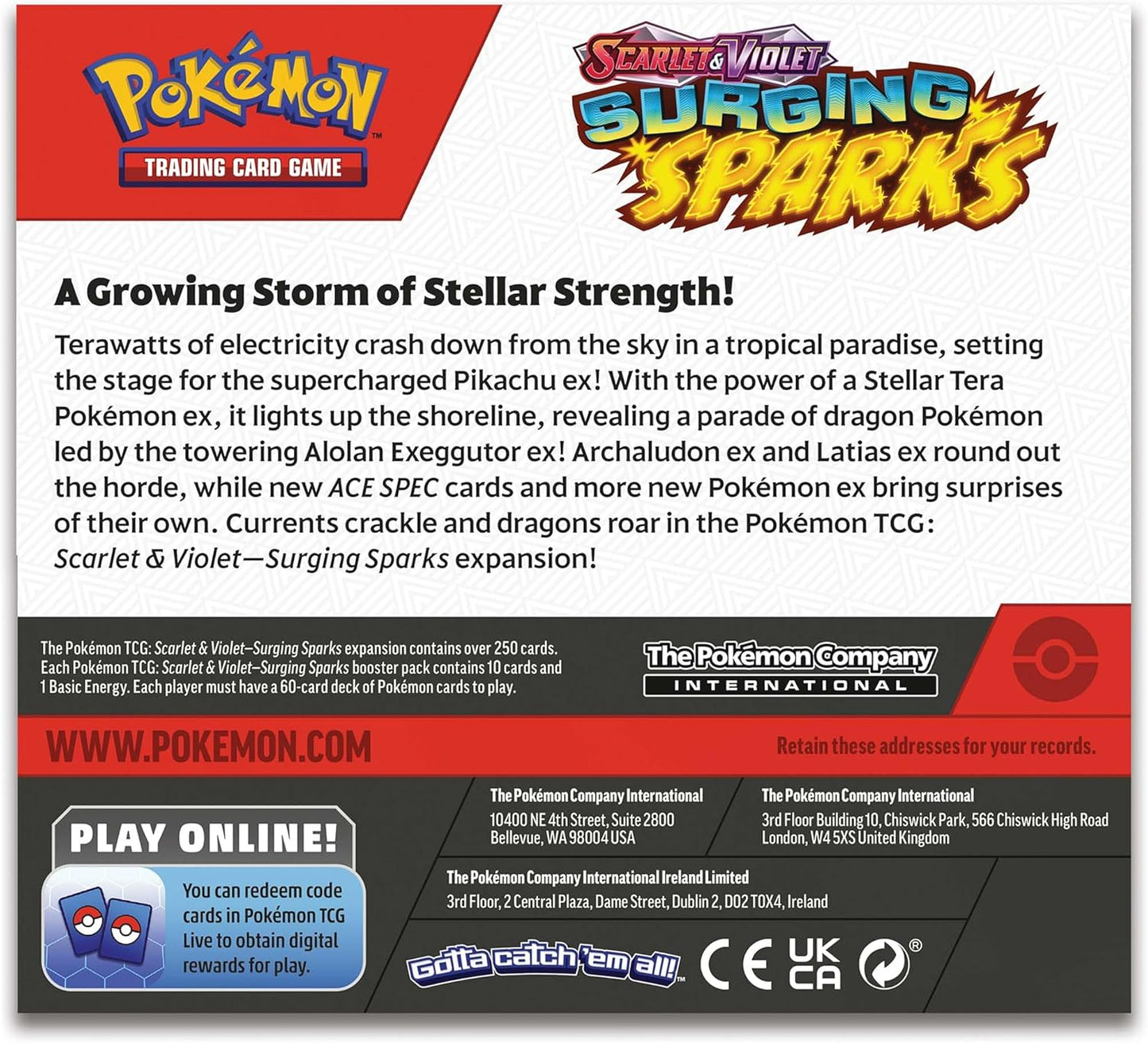 Pokemon TCG: Surging Sparks - Booster Box (36 Packs)