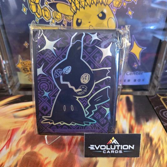 Pokemon TCG: Mimikyu Sleeves Paldean Fates Elite Trainer Box Pack Of 65