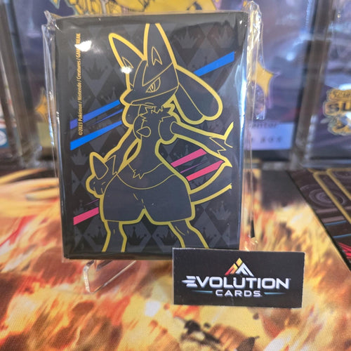 Pokemon card TCG: Lucario Crown Zenith Standard Size Sleeves (65 Pack)